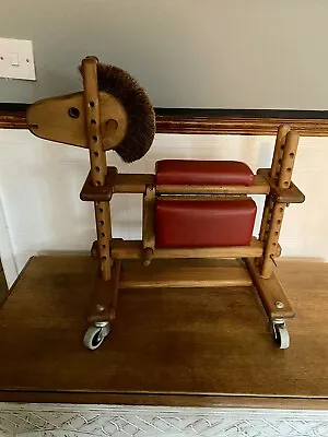 Very Very Rare - Vintage Hirse On Wheels - Real Horse Hair Mane - Ride Or Push • $29.88