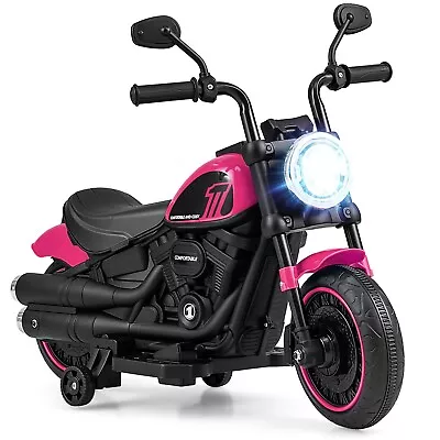 6V Kids Ride On Motorcycle Electric Battery Powered Off-Road Motorbike W/Music • £64.95