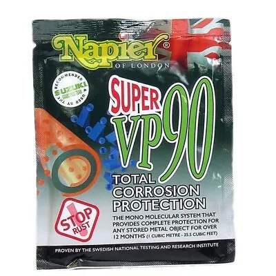 Napier Super VP90 Sachet Gun Cabinet Safe Rust Corrosion Inhibitor Protector • £70.99