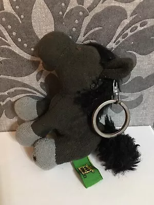 Wild Republic Bay Horse Keychain Plush Brown Black Gray Stuffed Animal Pony Mini • $11.98