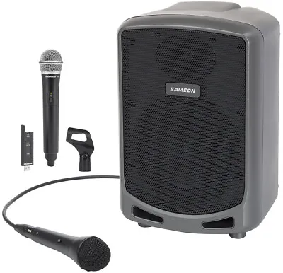 Samson Expedition Express+ Rechargeable 6  PA DJ Bluetooth Speaker+Wireless Mic • $284.90