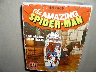 Vintage Spider-man Bop Bag Inflatable Marvelmania Rare Marvel Avengers Mib 1978 • $134.99