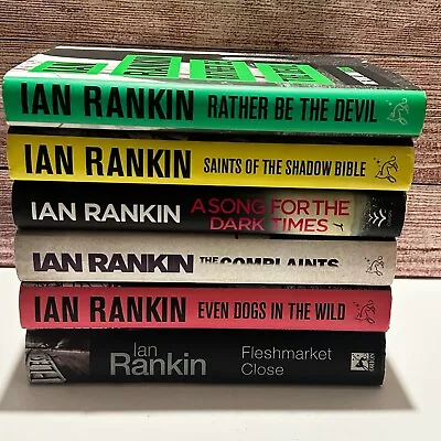 IAN RANKIN Book Bundle X 6 Hardback Books • £14.50