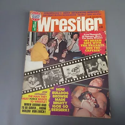 The Wrestler Vintage Wrestling Magazine September 1975 Bulldog Brower Lou Albano • $7.49