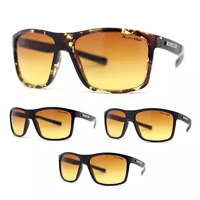 Xloop Mens Classic HD+ Lens Rectangle Sport Plastic Sunglasses • $10.95