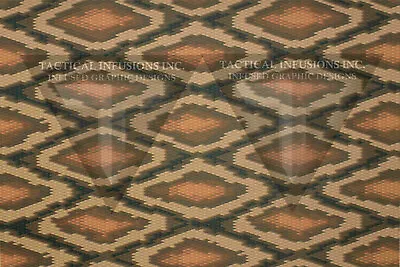 Kydex Infused Brown Snake Skin Print Approx 11 7/8  X 7 7/8  1 Sheet • $14.99