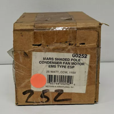 ~Discount HVAC~ MS-00252 - Mars - Shaded Pole Condenser Fan Motor • $62.47