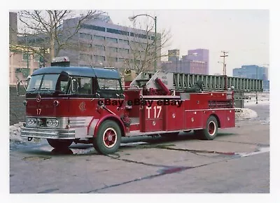 Chicago IL Truck 17 1966 Mack C95/Pirsch Fire Truck Photo • $5