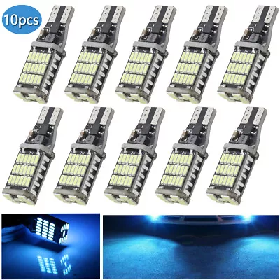 10X 912 921 T15 W16W Backup Reverse Light Super Bright Ice Blue Canbus LED Bulb • $11.88