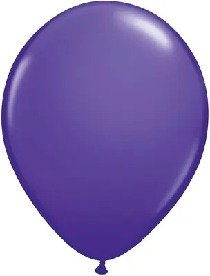 Qualatex 11  Purple Violet Latex Balloons 100 Count Decorations • $20.69