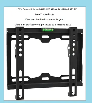 £13.30 • Buy UE32M5520AK SAMSUNG 32  ULTRA SLIM TV BRACKET WALL MOUNT LCD Screen Fixing NEW 