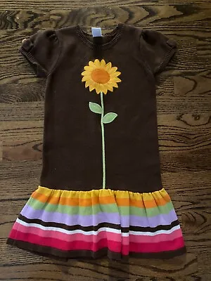 Gymboree Sunflower Smiles Sweater Dress Size 7 • $14.99
