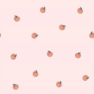 £14.49 • Buy Peachy Wallpaper Skinny Dip London Pink Orange Green Trendy Fruit Modern