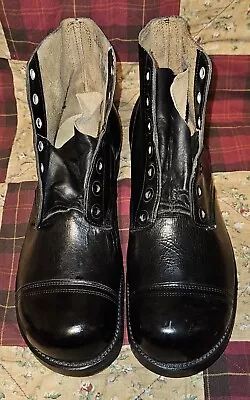 Vintage 1961 Military Cap Toe Ankle Boots Size 10.5. (Slipknot BF Goodrich) • $250