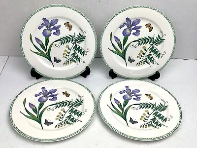 Mikasa Ultima Garden Gallery Iris Strong Fine China Set Of 4 Salad Plate NEW • $80