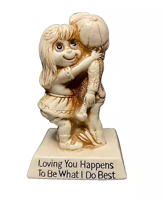 R.W. Berries Co. Figurine #710 Sillisculpt Loving You Happens... 1971-75 Vintage • $7.99