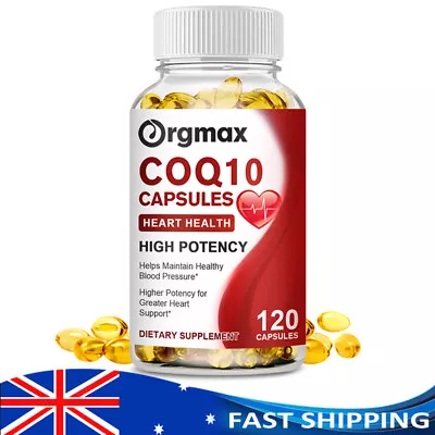 CoQ 10 Coenzyme Q10 Vegan Softgel 300mg Cardiovascular Heart Health 120 Capsules • $21.99