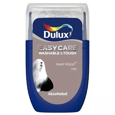 Dulux Tester Paint Pot - Easy Care - Washable & Tough - Heart Wood - 30ml - Matt • £3.98
