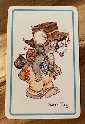 $2.85 • Buy GENUINE VINTAGE 1970's SARAH KAY PLAYING/SWAP CARD - Koala - Blue Border