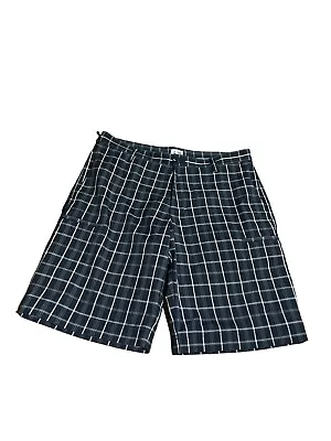 $20.76 • Buy Adidas Mens Golf Shorts Size 34 Black White Climalite Pockets