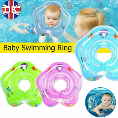 £6.99 • Buy Adjustable Toddler Babys Swimming Ring Inflatable Float Pool Swim Wate Play Toys