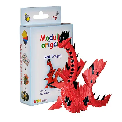 ATH Press 3D Kit For Assembling Modular Origami Red Dragon • $16