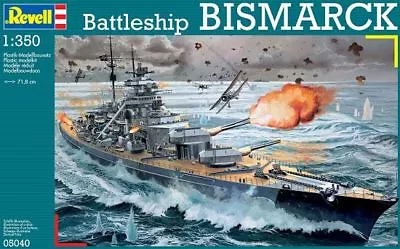 Revell 05040 - 1/350 German Battle Ship Bismarck/Battleship Bismarck • £78.86