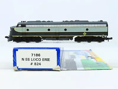 N Scale Life-Like 7186 Erie Railway E8A Diesel Locomotive #824 • $149.95