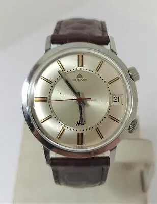 Vintage JAEGER-LeCOULTRE Automatic MEMOVOX Alarm Watch 1960s Cal.916* EXLNT • $2499