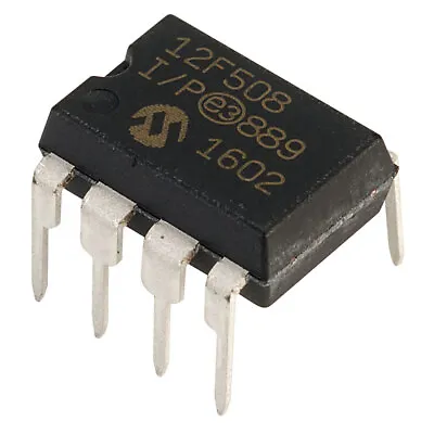 Microchip PIC12F508-I/P Microcontroller • £1.07