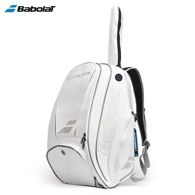 Babolat Wimbledon Pure Tennis Backpack White Gold Limited Edition • $82.20