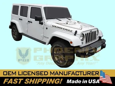 2018 Jeep Golden Eagle Wrangler JK Decal Stripe Kit COMPLETE Factory Correct • $349