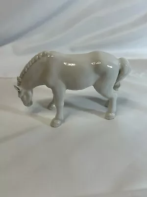 Vintage Poreclain Ceramic Horse Figurine • $17.01