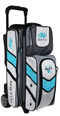 Motiv Vault 3 Ball Roller Bowling Bag Platinum LE  *NIB* | FREE SHIPPING| • $205.99