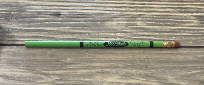 Vintage Green Moormans WM Brady Loveland Colo  Unsharpened Pencil • $8.99