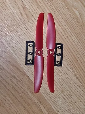 Gemfan CW CCW 5  5030 5x3 Glass Fibre Nylon Propellers Quadcopter/RED • £1