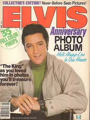 Elvis Anniversay Photo Albums Magazine Elvis Presley 1980 012418nonr • $14.99
