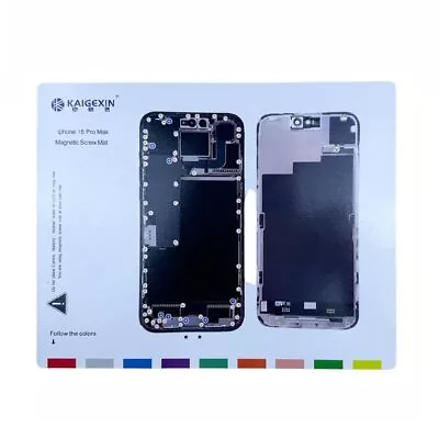 Magnetic Screw Mat Compatible With IPhone 15 Pro Max Repair Disassembly • £8.01