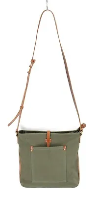 CAMEL ACTIVE  Bag Women's ONE SIZE Crossbody Leather Details Canvas Green • £35.99