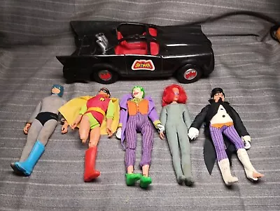 Vintage MEGO 70's Batman Lot Batmobile Robin Joker Penguin Batgirl • $74.99