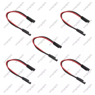 5Pcs 12  12 Gauge 2 Pin Quick Disconnect Power Cord Cable Inline • $12.52