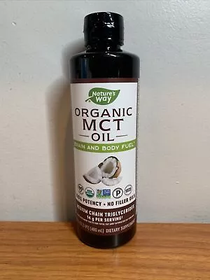 Nature's Way 100% Potency Organic MCT Oil 16 Fl Oz • $15.98