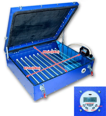 $628.90 • Buy New 12 LED 110V Vacuum UV Exposure Unit 24*26 In For Exposing Screen Frames DIY