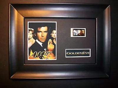 £39.30 • Buy GOLDENEYE Framed Movie Film Cell Memorabilia Compliments Poster Dvd Bond 007