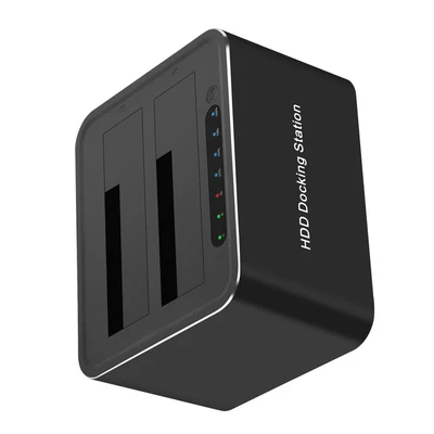 £51.95 • Buy USB 3.0 To Dual SATA Hard Drive Dock Station For 2.5/3.5 Inches HDD SSD Copier