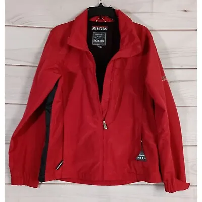 Pacific Trail Outdoor Wear Fitness Collection Red Hooded Rain Jacket Ladies Size • $20