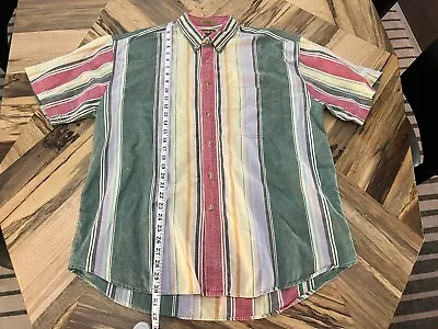 Vintage Adirondack Shirt Button Up Short Sleeve Size XL… Quite Preppy! • $18