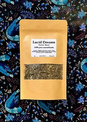 30g Lucid Dreaming Dried Herbs Calea Zacatechichi Hops Mugwort Ginkgo Tea Smoke • £6.99