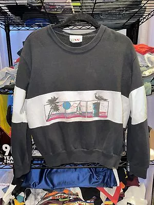 Vintage 80s Miami Beach Crewneck Size Large  • $19.99