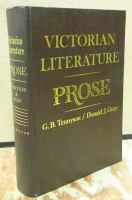 Vitorian Literature: Prose By Tennyson And Gray-First Edition-1976 • $7.50